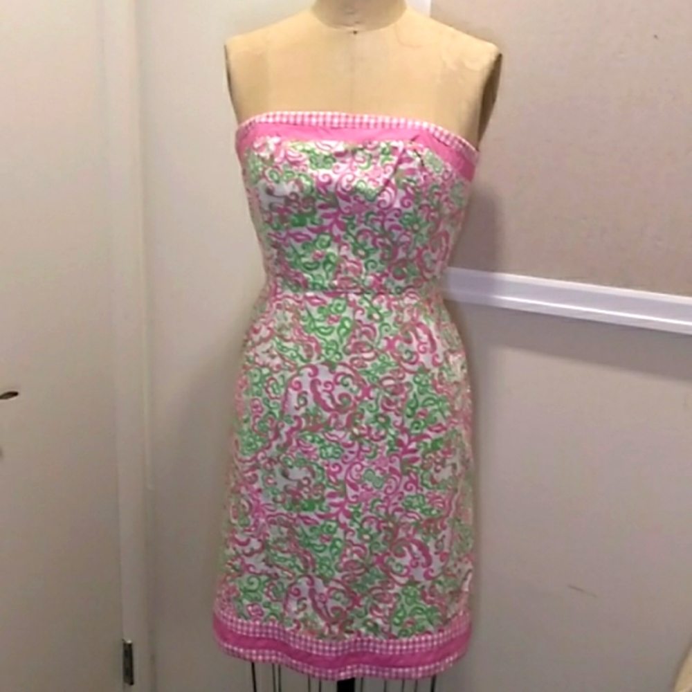 Lilly Pulitzer strapless dress 4